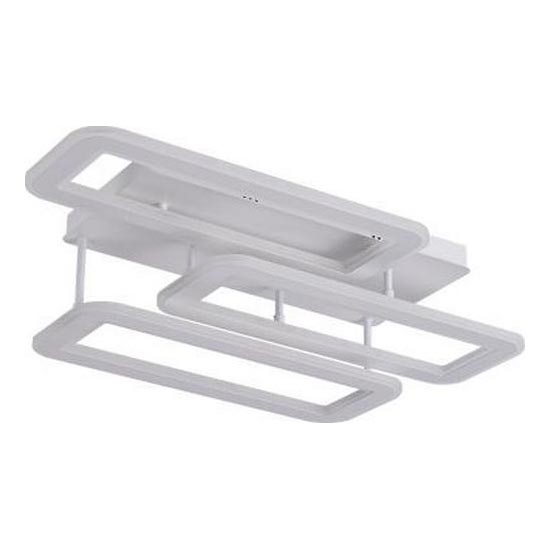 LED Aptumšojama virsapmetuma lustra LED/90W/230V 3000-6500K + tālvadības pults