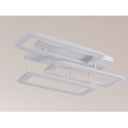 LED Aptumšojama virsapmetuma lustra LED/90W/230V 3000-6500K + tālvadības pults