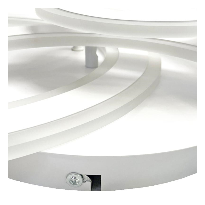 LED Aptumšojama virsapmetuma lustra LED/90W/230V 3000-6500K + tālvadības pults