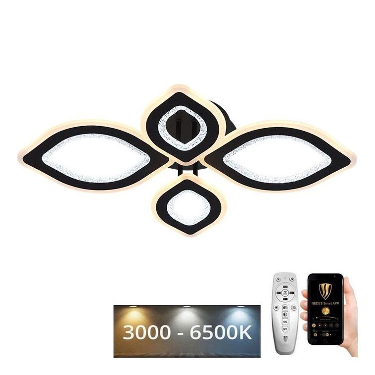 LED Aptumšojama virsapmetuma lustra LED/95W/230V 3000-6500K + tālvadības pults