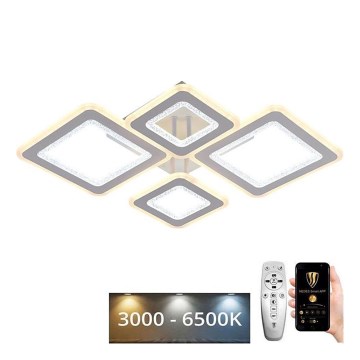 LED Aptumšojama virsapmetuma lustra LED/95W/230V 3000-6500K + tālvadības pults