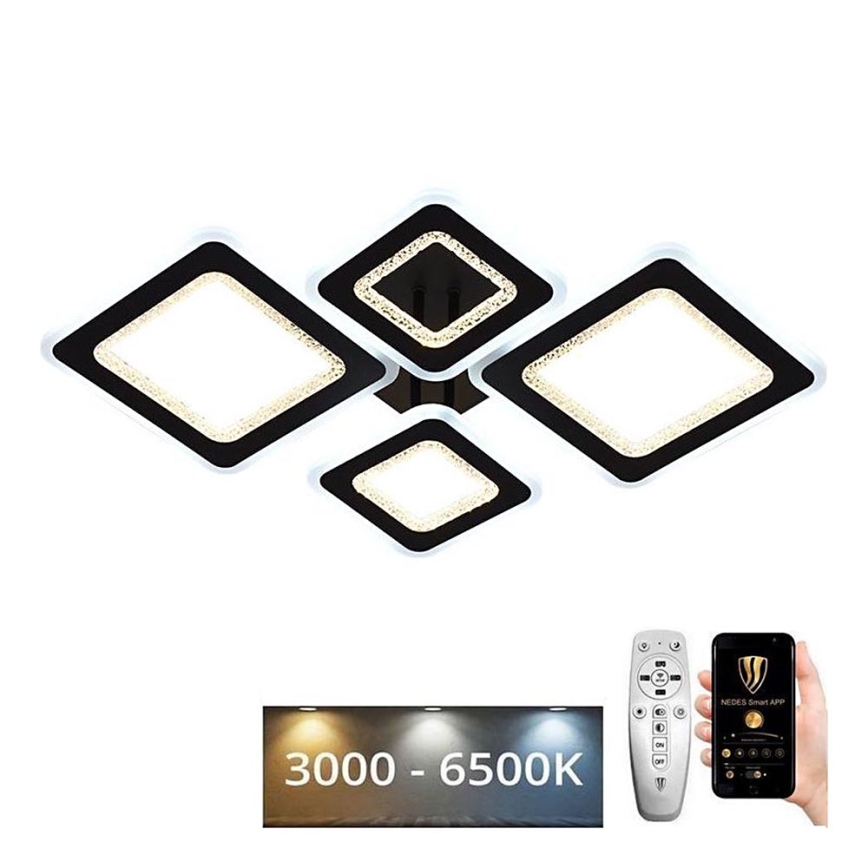 LED Aptumšojama virsapmetuma lustra LED/95W/230V 3000-6500K + tālvadības pults