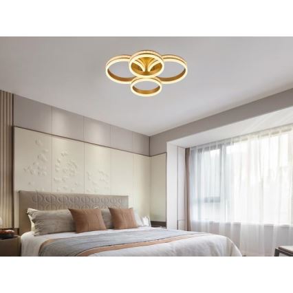 LED aptumšojama virsmas griestu lampa LED/150W/230V 3000-6500K + ar tālvadības pulti