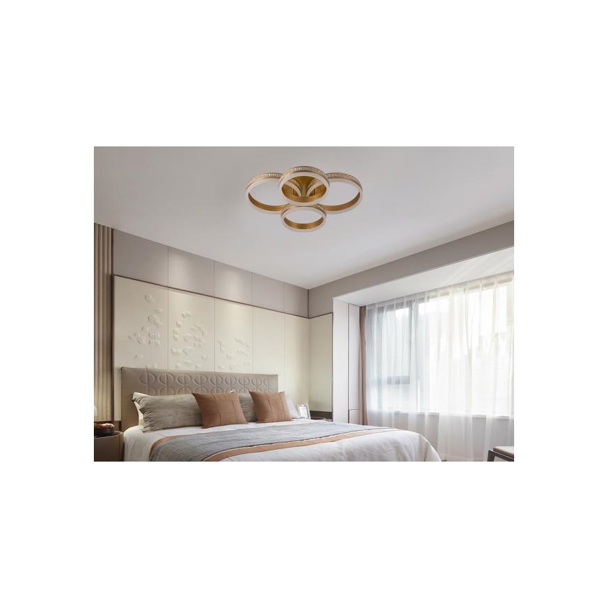 LED aptumšojama virsmas griestu lampa LED/150W/230V 3000-6500K + ar tālvadības pulti