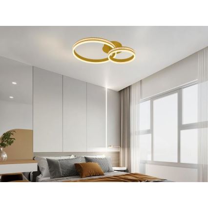 LED aptumšojama virsmas griestu lustra LED/110W/230V 3000-6500K + tālvadības pults