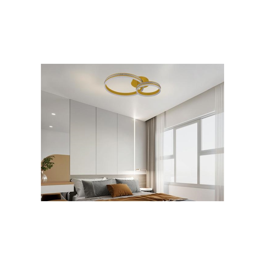 LED aptumšojama virsmas griestu lustra LED/110W/230V 3000-6500K + tālvadības pults