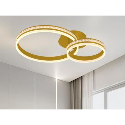 LED aptumšojama virsmas griestu lustra LED/110W/230V 3000-6500K + tālvadības pults