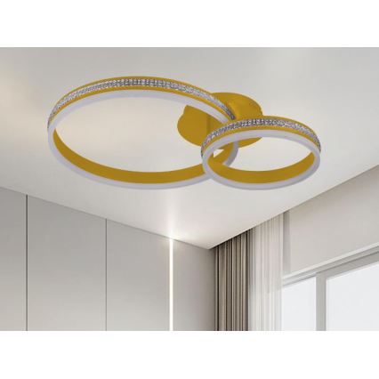 LED aptumšojama virsmas griestu lustra LED/110W/230V 3000-6500K + tālvadības pults