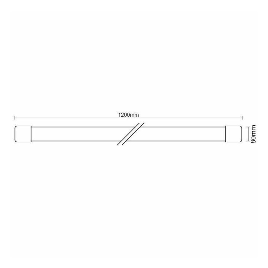 LED Aptumšojama virtuves zem skapīša lampa LED/40W/230V 3000-6500K Wi-Fi Tuya IP40