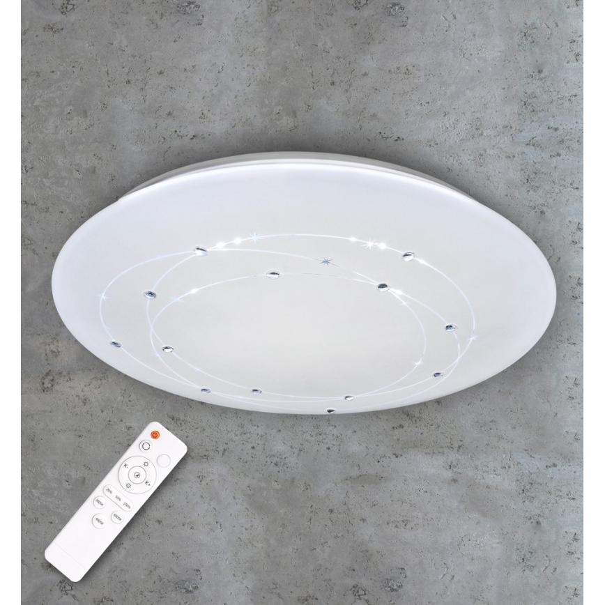LED Aptumšojams griestu gaismeklis ATRIA ar tālvadības pulti LED/48W/230V