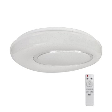 LED Aptumšojams griestu gaismeklis BONO LED/52W/230V + tālvadības pults