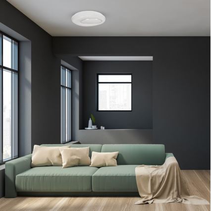 LED Aptumšojams griestu gaismeklis BONO LED/52W/230V + tālvadības pults