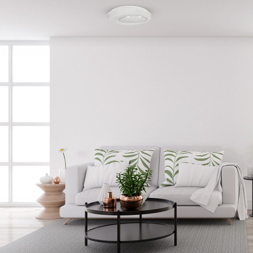 LED Aptumšojams griestu gaismeklis BONO LED/52W/230V + tālvadības pults