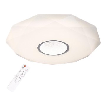 LED aptumšojams griestu gaismeklis DIAMOND LED/120W/230V 3000-6500K + Tālvadības pults
