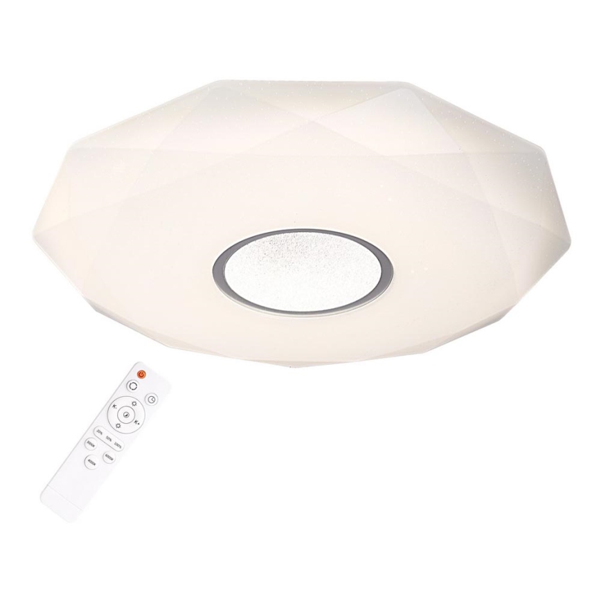 LED aptumšojams griestu gaismeklis DIAMOND LED/120W/230V 3000-6500K + Tālvadības pults