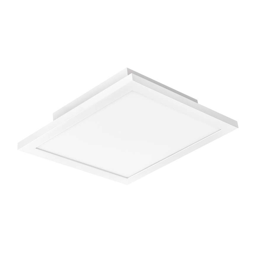LED Aptumšojams griestu gaismeklis LED/20W/230V + tālvadības pults kvadrātveida 2700K-6000K