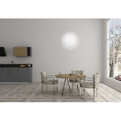 LED Aptumšojams griestu gaismeklis LED/24W/230V + tālvadības pults apaļš 2700K-6500K