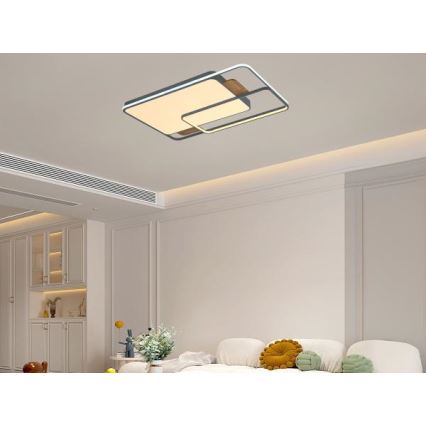 LED aptumšojams griestu gaismeklis LED/280W/230V 3000-6500K + tālvadības pults