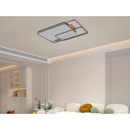 LED aptumšojams griestu gaismeklis LED/280W/230V 3000-6500K + tālvadības pults