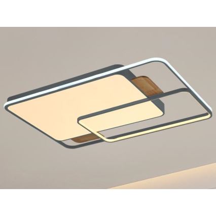 LED aptumšojams griestu gaismeklis LED/280W/230V 3000-6500K + tālvadības pults