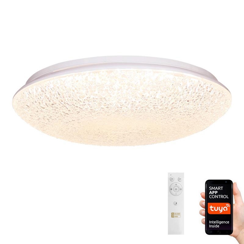 LED Aptumšojams griestu gaismeklis LED/48W/230V 2700-6500K Wi-Fi Tuya + tālvadības pults