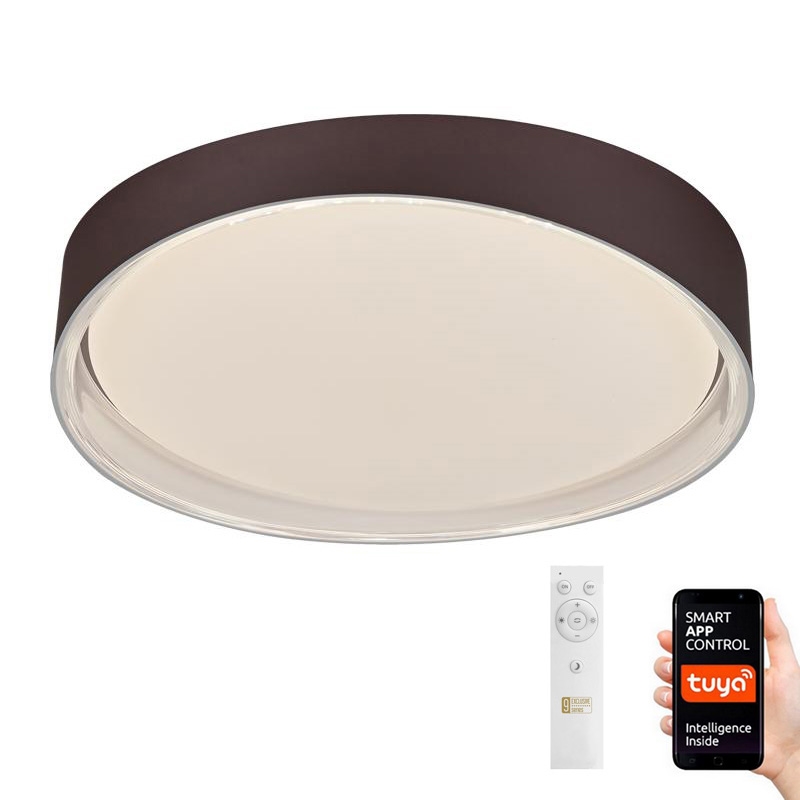 LED Aptumšojams griestu gaismeklis LED/48W/230V 2700-6500K Wi-Fi Tuya + tālvadības pults