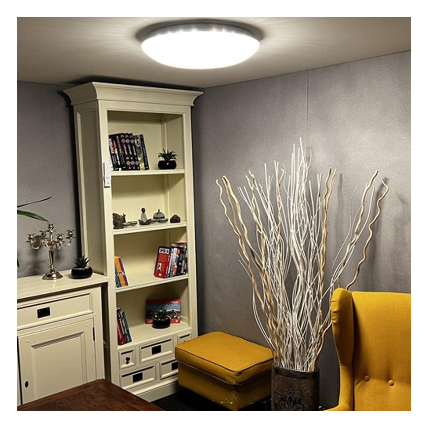 LED Aptumšojams griestu gaismeklis LED/48W/230V 2700-6500K Wi-Fi Tuya + tālvadības pults