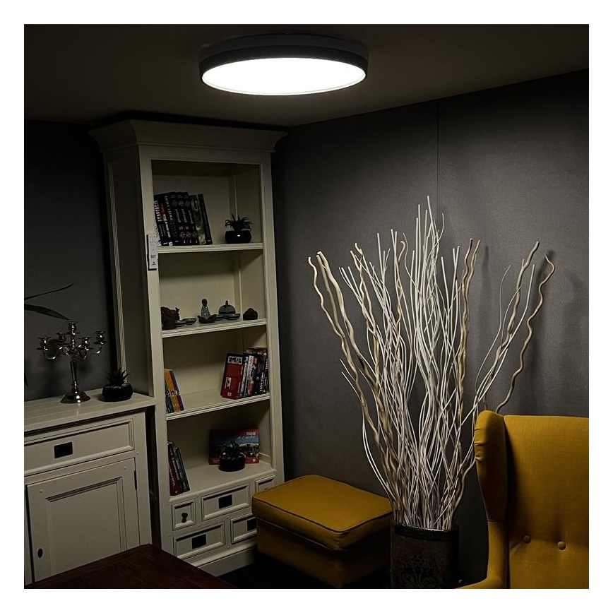 LED Aptumšojams griestu gaismeklis LED/48W/230V 2700-6500K Wi-Fi Tuya + tālvadības pults