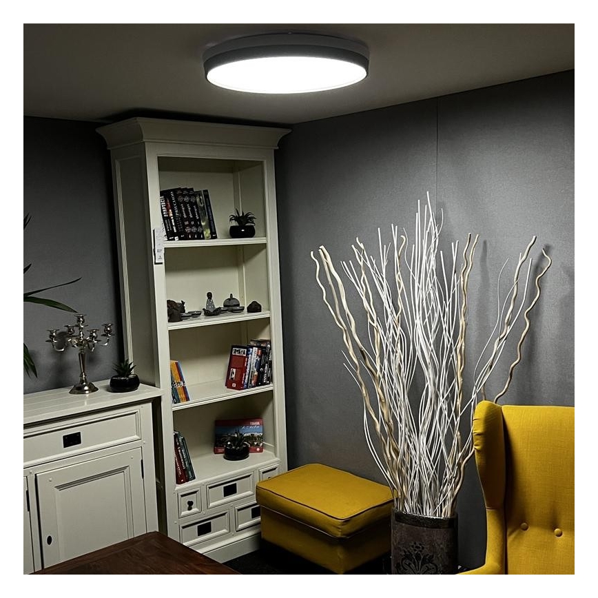 LED Aptumšojams griestu gaismeklis LED/48W/230V 2700-6500K Wi-Fi Tuya + tālvadības pults