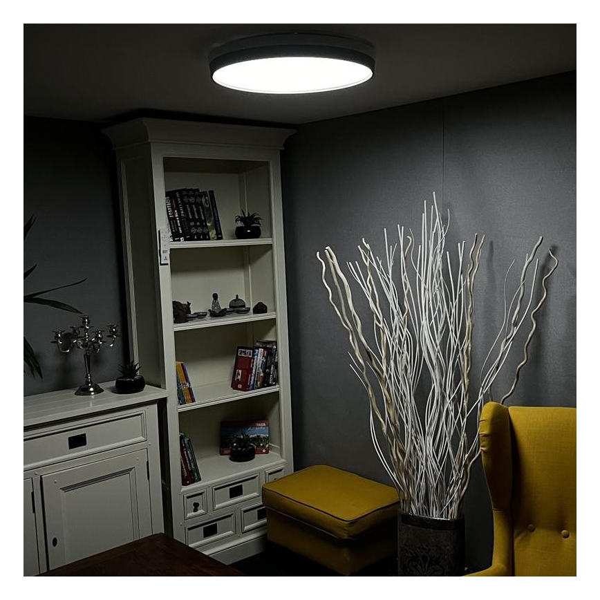 LED Aptumšojams griestu gaismeklis LED/48W/230V 2700-6500K Wi-Fi Tuya + tālvadības pults