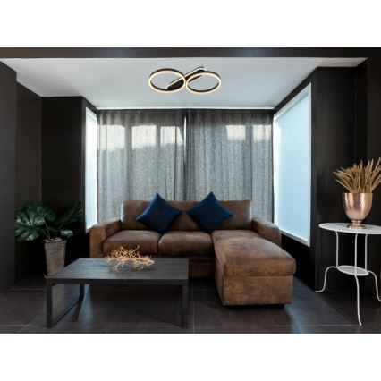 LED aptumšojams griestu gaismeklis LED/60W/230V 3000-6500K + tālvadības pults