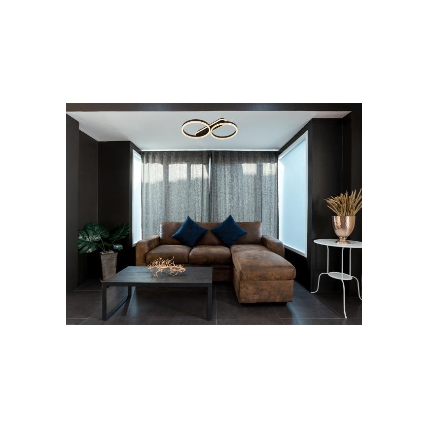 LED aptumšojams griestu gaismeklis LED/60W/230V 3000-6500K + tālvadības pults