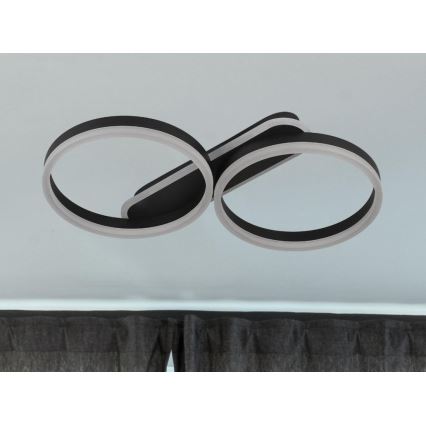 LED aptumšojams griestu gaismeklis LED/60W/230V 3000-6500K + tālvadības pults