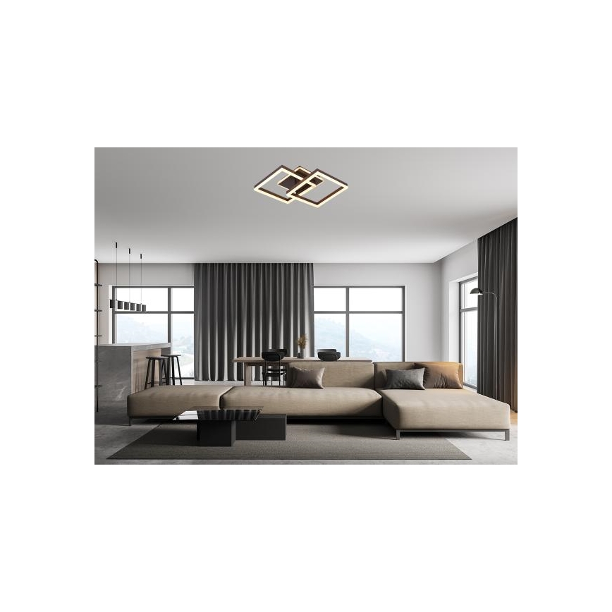 LED aptumšojams griestu gaismeklis LED/80W/230V 3000-6500K + tālvadības pults