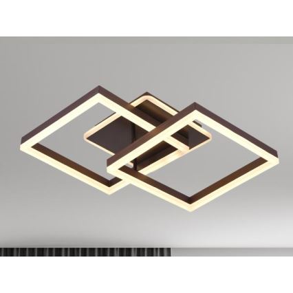 LED aptumšojams griestu gaismeklis LED/80W/230V 3000-6500K + tālvadības pults