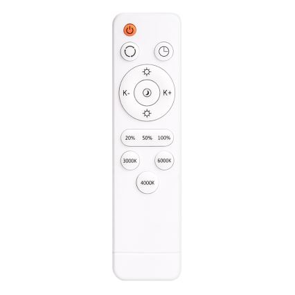 LED Aptumšojams griestu gaismeklis PIRIUS LED/80W/230V + tālvadības pults