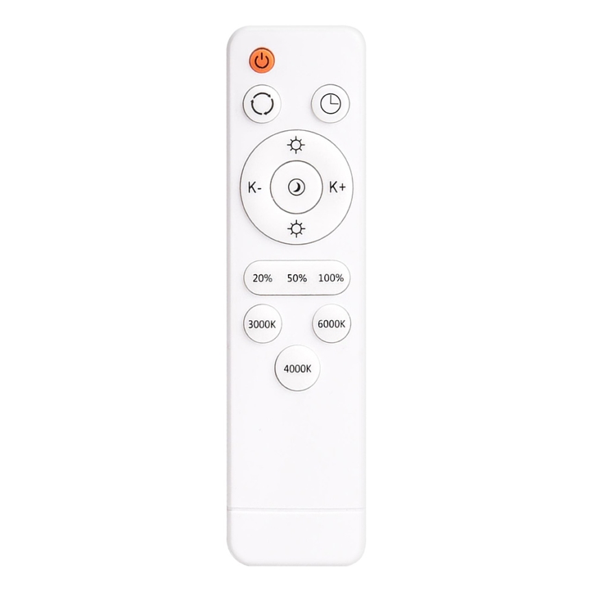 LED Aptumšojams griestu gaismeklis PIRIUS LED/80W/230V + tālvadības pults