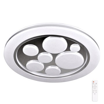 LED Aptumšojams griestu gaismeklis PLANET LED/48W/230V d. 38 cm 3000-6000K + TP