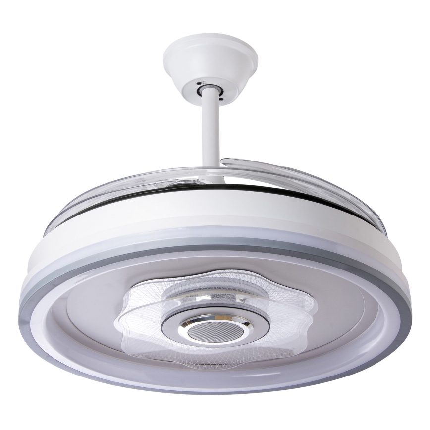 LED Aptumšojams griestu ventilators LED/70W/230V 3000-6000K d. 50 cm balta + tālvadības pults