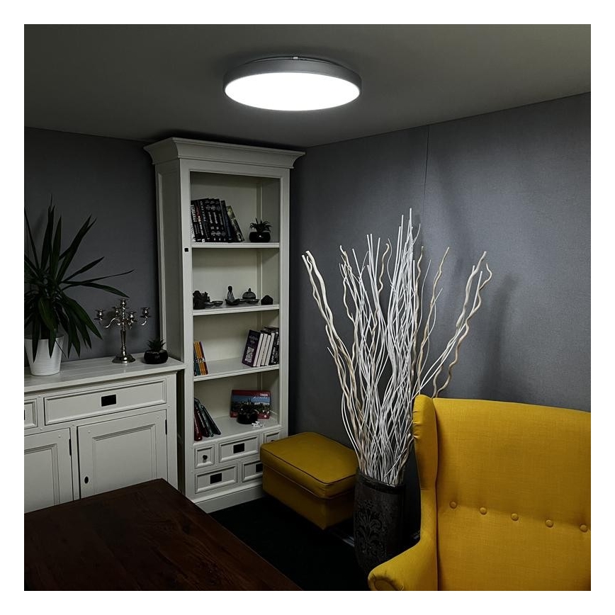 LED Aptumšojams grietu gaismeklis LED/48W/230V 2700-6500K Wi-Fi Tuya + tālvadības pults
