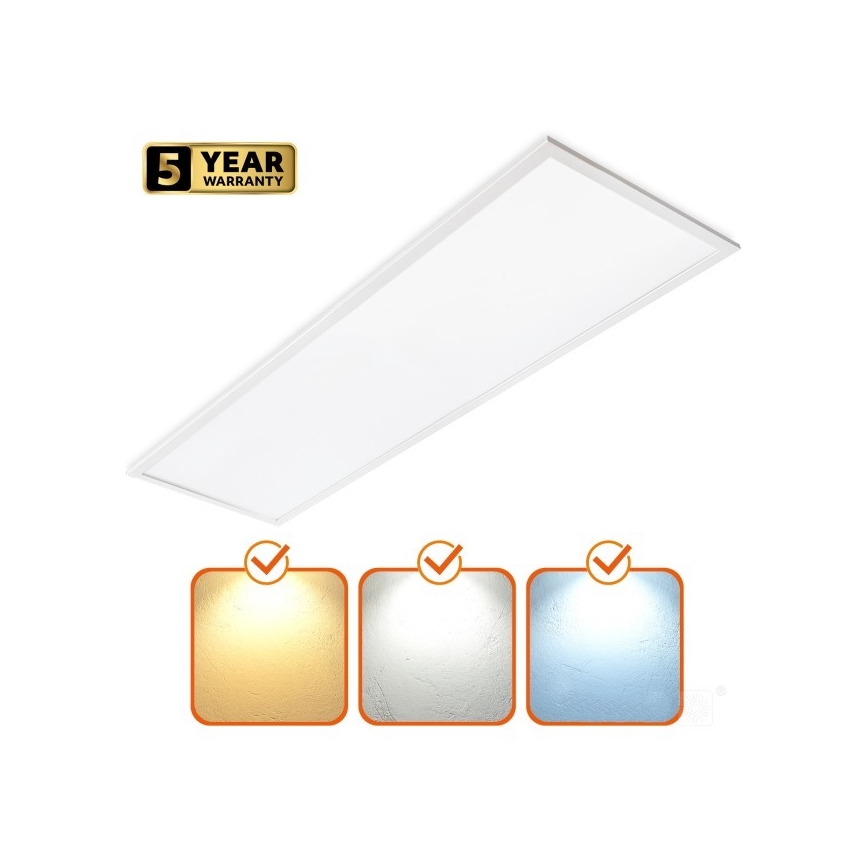LED Aptumšojams iegremdējams panelis CAPRI LED/25/36/40W/230V 3000/4000/5700K UGR&lt;19 IP44 30x120 cm