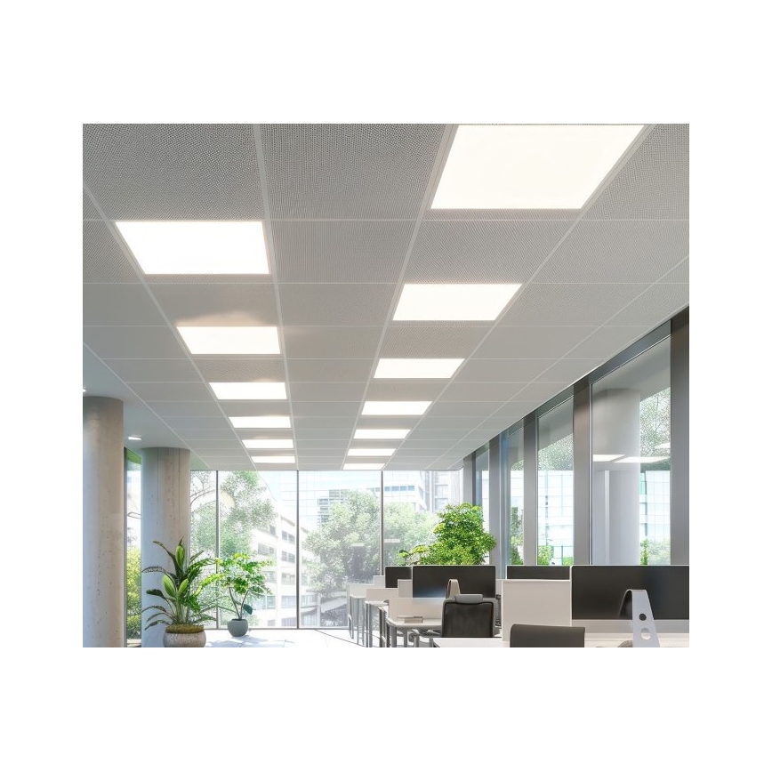 LED Aptumšojams iegremdējams panelis CAPRI LED/25/36/40W/230V 3000/4000/5700K UGR&lt;19 IP44 60x60 cm