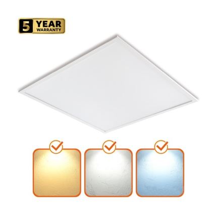 LED Aptumšojams iegremdējams panelis CAPRI LED/25/36/40W/230V 3000/4000/5700K UGR&lt;19 IP44 60x60 cm