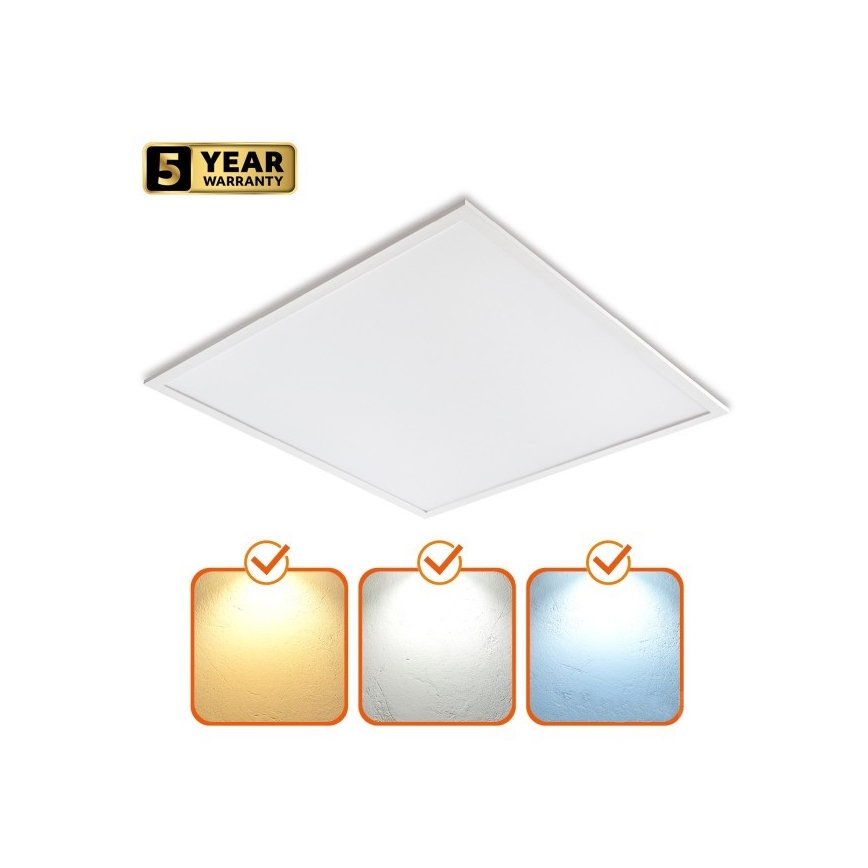 LED Aptumšojams iegremdējams panelis CAPRI LED/25/36/40W/230V 3000/4000/5700K UGR&lt;19 IP44 60x60 cm