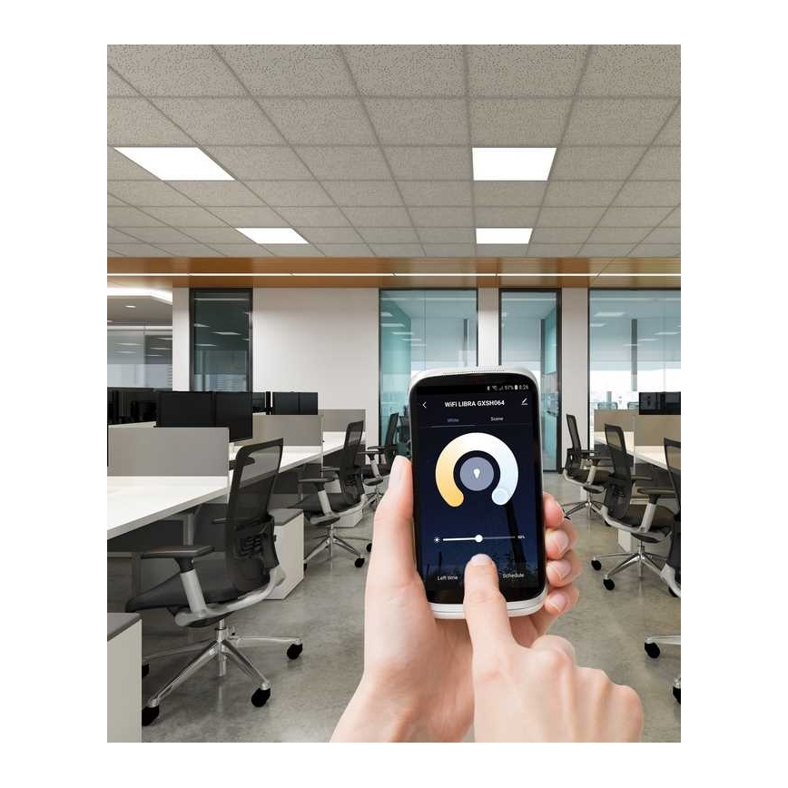 LED Aptumšojams iegremdējams panelis LIBRA LED/40W/230V 2900-6000K Wi-Fi Tuya