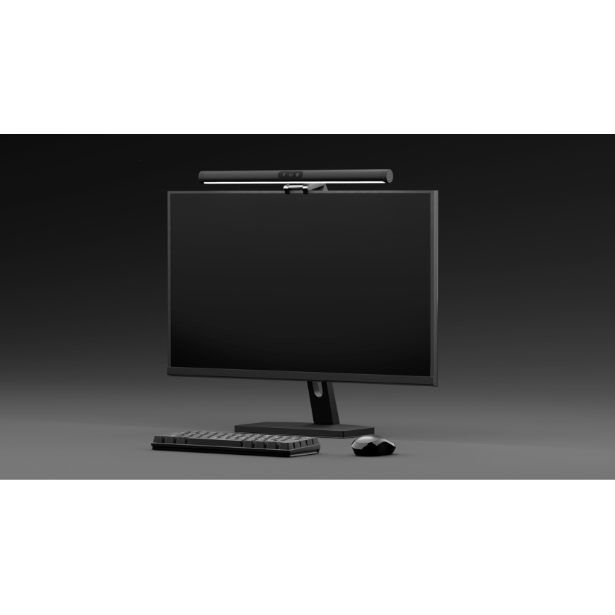 LED Aptumšojams monitora apgaismojums LEVANO LED/5W/5V 3000-6000K melna