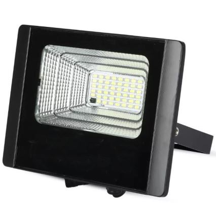 LED Aptumšojams saules enerģijas prožektors LED/12W/3,2V 6000K IP65 5000 mAh + tālvadības pults