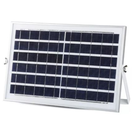 LED Aptumšojams saules enerģijas prožektors LED/12W/3,2V 6000K IP65 5000 mAh + tālvadības pults