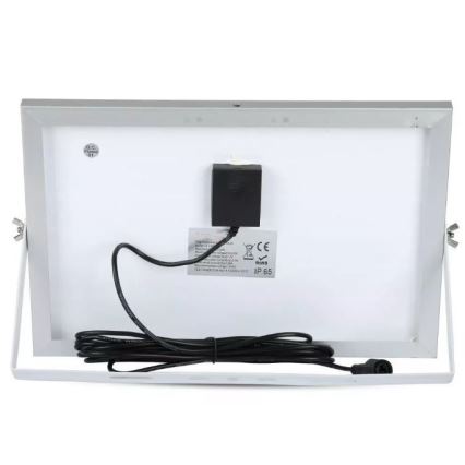 LED Aptumšojams saules enerģijas prožektors LED/12W/3,2V 6000K IP65 5000 mAh + tālvadības pults