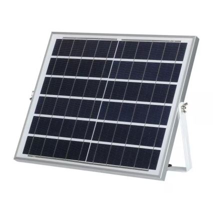 LED Aptumšojams saules enerģijas prožektors LED/16W/3,2V 4000K IP65 10000 mAh + tālvadības pults